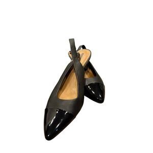 Clarks Black Heels Slingback Pumps